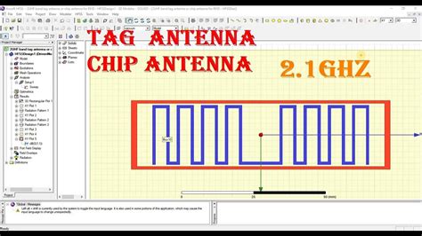 rfid tag antenna hfss example|uhf antenna paper substrate.